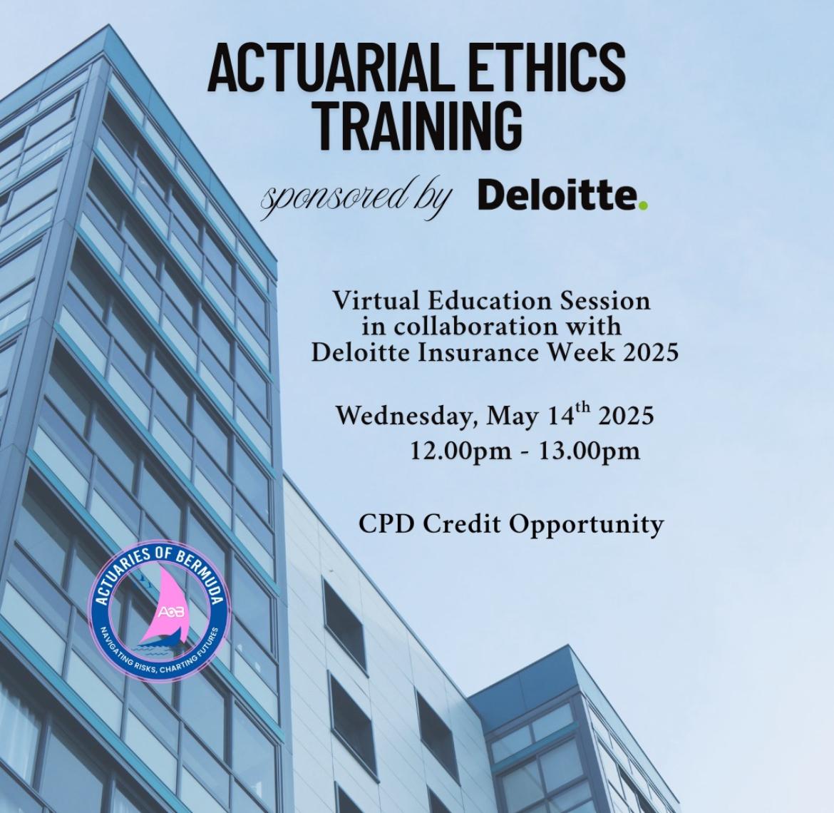Actuarial Ethics Training — Actuaries of Bermuda Event