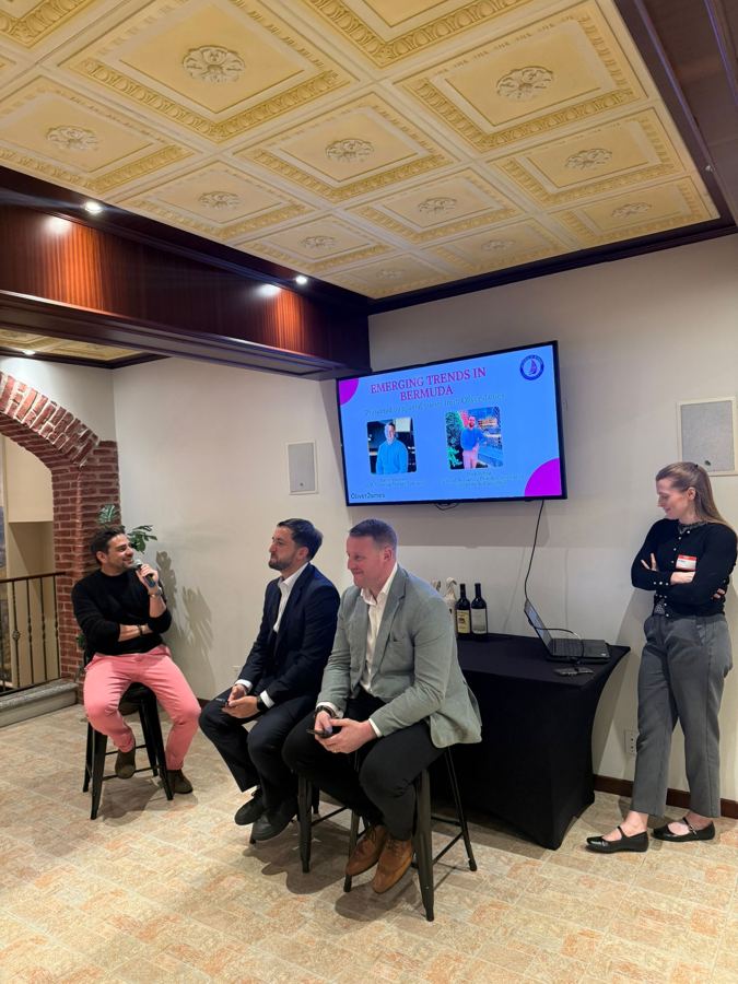 Panel discussion at the Uncorked wine evening